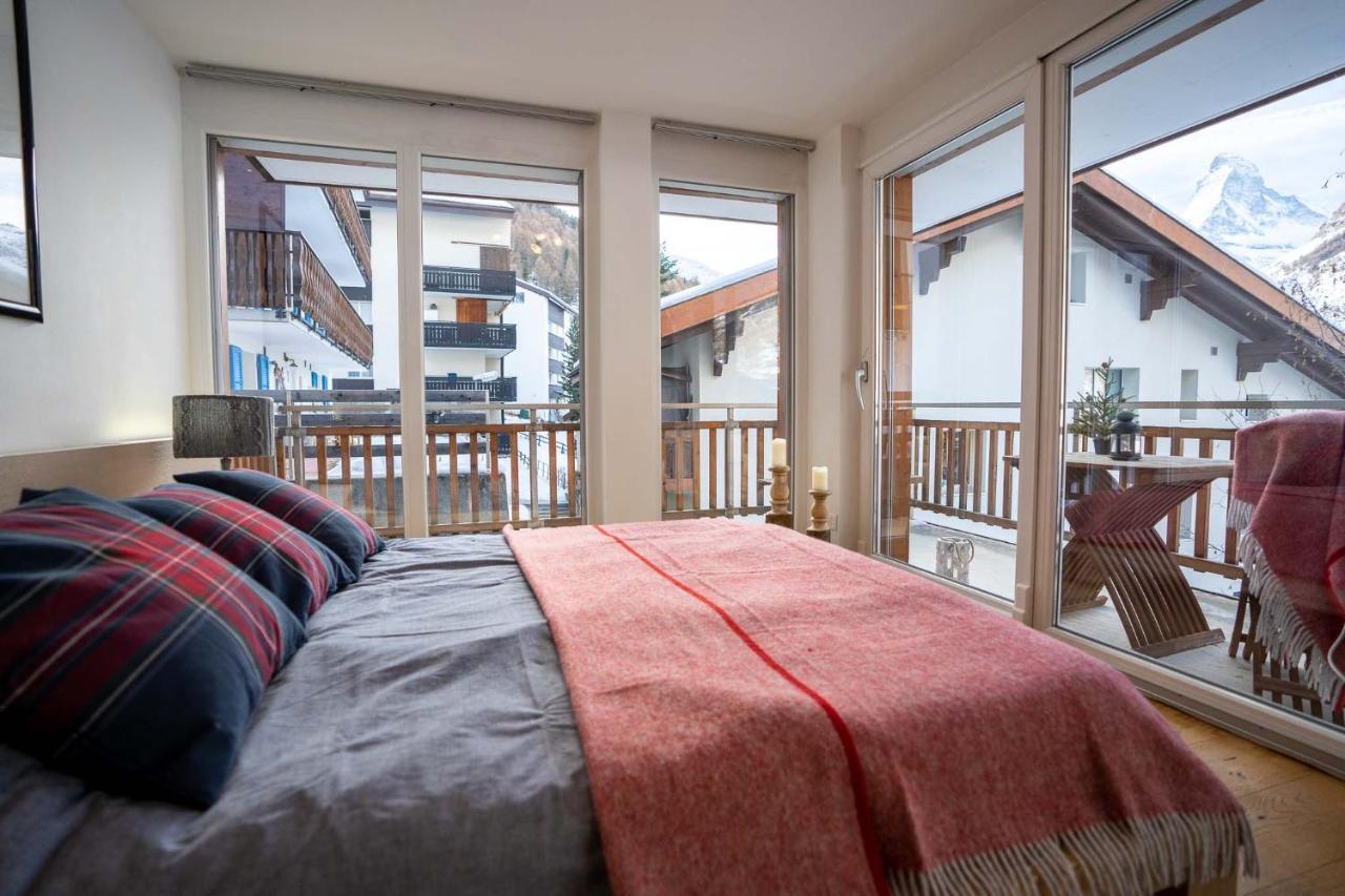 Modern Apartment With Matterhorn View Zermatt Exterior photo